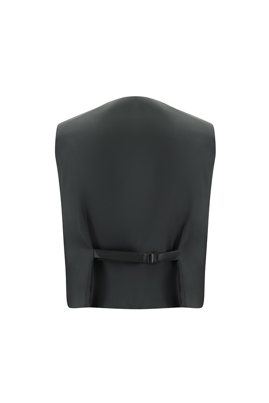 Erkek Giyim - Super Slim Fit Ekstra Dar Kesim Yelekli Kombinli Takım Elbise
