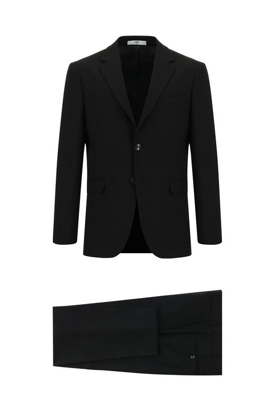 Erkek Giyim - Slim Fit Dar Kesim Klasik Takım Elbise