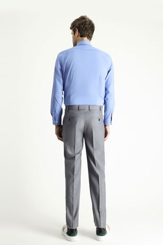 Erkek Giyim - Slim Fit Dar Kesim Klasik Kumaş Pantolon