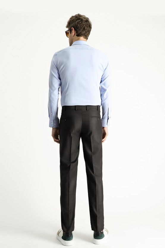 Erkek Giyim - Slim Fit Dar Kesim Klasik Kumaş Pantolon