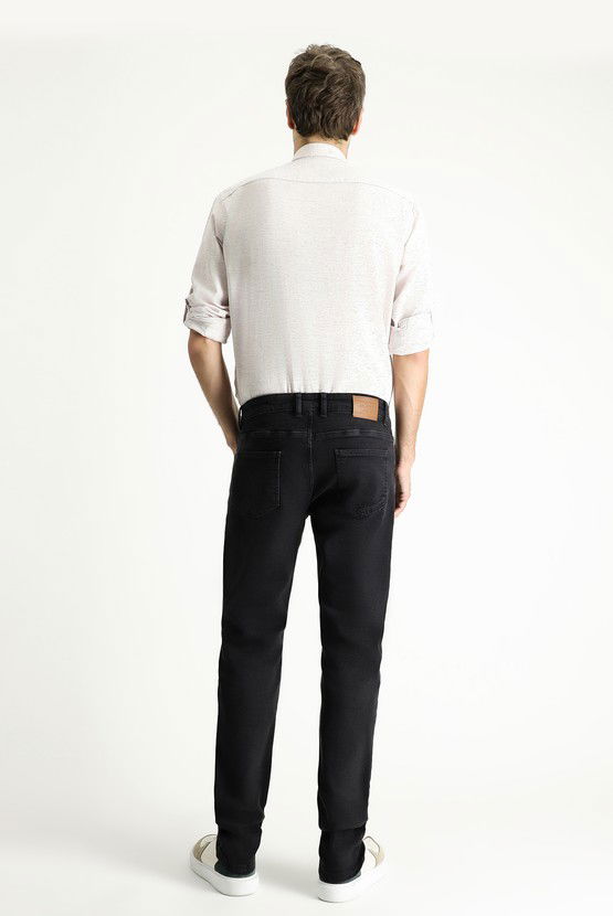 Erkek Giyim - Super Slim Fit Ekstra Dar Kesim Likralı Denim Pantolon