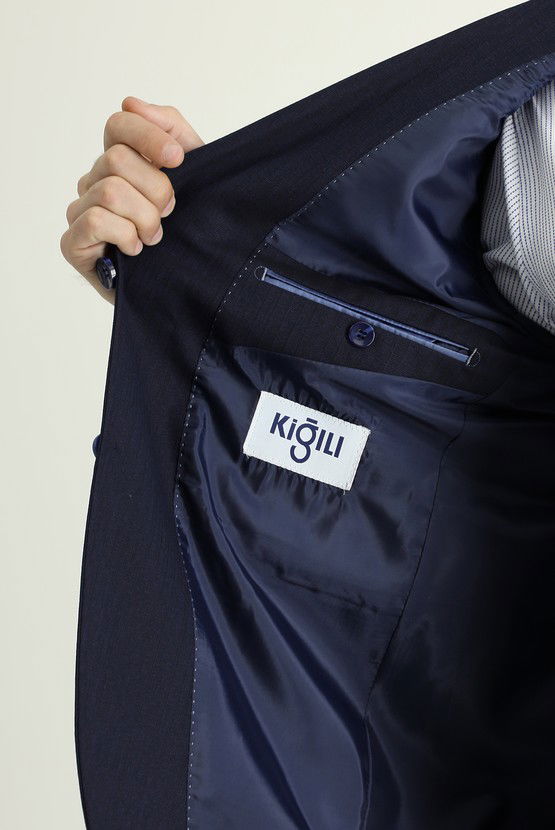 Erkek Giyim - Slim Fit Dar Kesim Klasik Takım Elbise