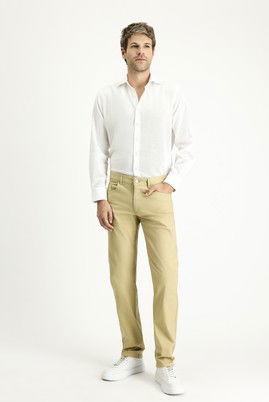 Slim Fit Dar Kesim Likralı Kanvas / Chino Pantolon