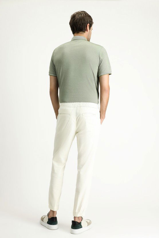 Erkek Giyim - Regular Fit Likralı Beli Lastikli İpli Pantolon