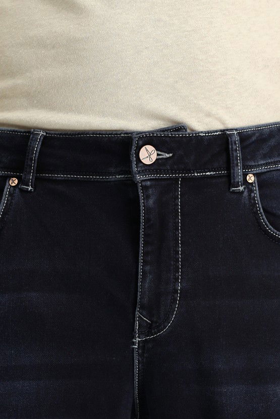 Erkek Giyim - Regular Fit Likralı Denim Pantolon