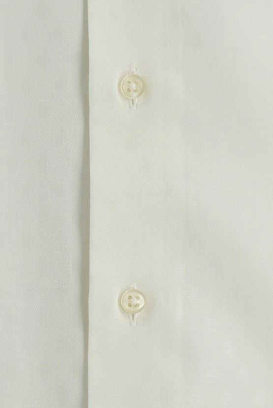 Erkek Giyim - Kısa Kol Slim Fit Dar Kesim Desenli Pamuk Gömlek