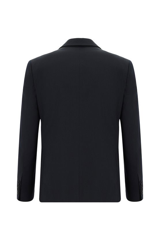 Erkek Giyim - Slim Fit Dar Kesim Desenli Klasik Takım Elbise