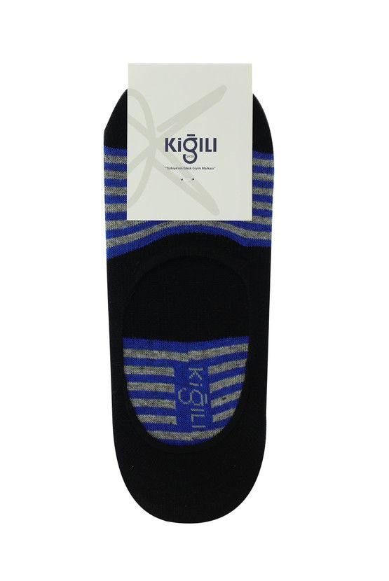 Erkek Giyim - 2'li Desenli Loafer Pamuklu Çorap Seti
