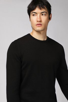 Bisiklet Yaka Regular Fit Pamuklu Triko Kazak