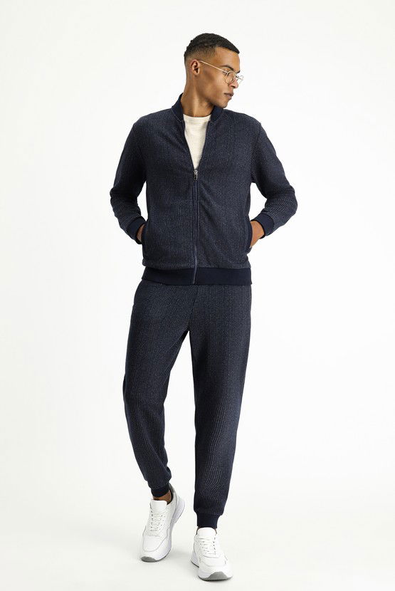 Erkek Giyim - Regular Fit Çizgili Sweatpant / Eşofman Altı
