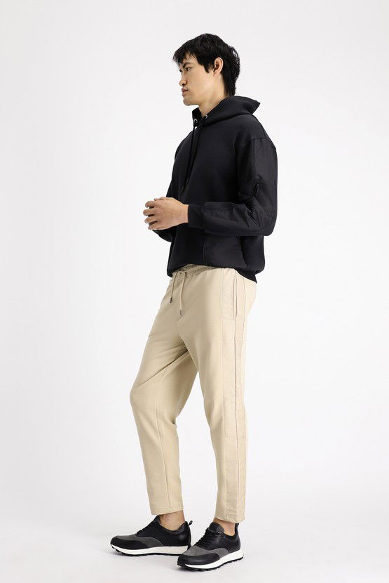 Erkek Giyim - Pamuklu Kargo Cepli Sweatpant / Eşofman Altı