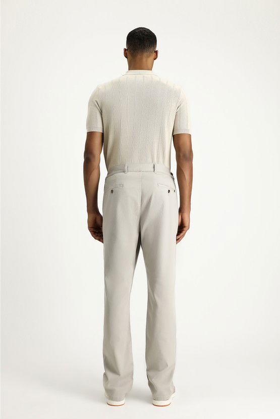 Erkek Giyim - Relax Fit Rahat Kesim Beli Lastikli Likralı Pantolon