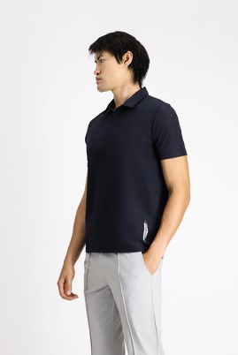 Techno-Line Polo Yaka Regular Fit Baskılı Tişört