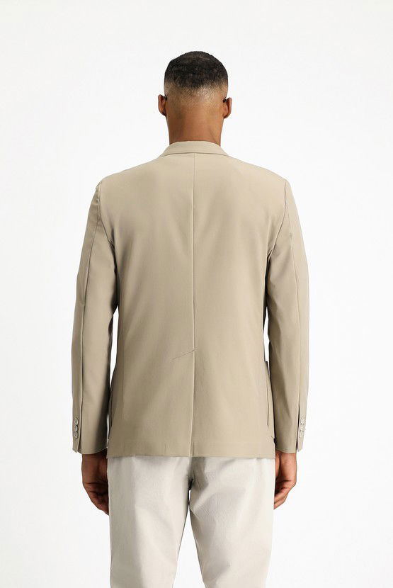 Erkek Giyim - Techno-Line Slim Fit Dar Kesim Likralı Ceket