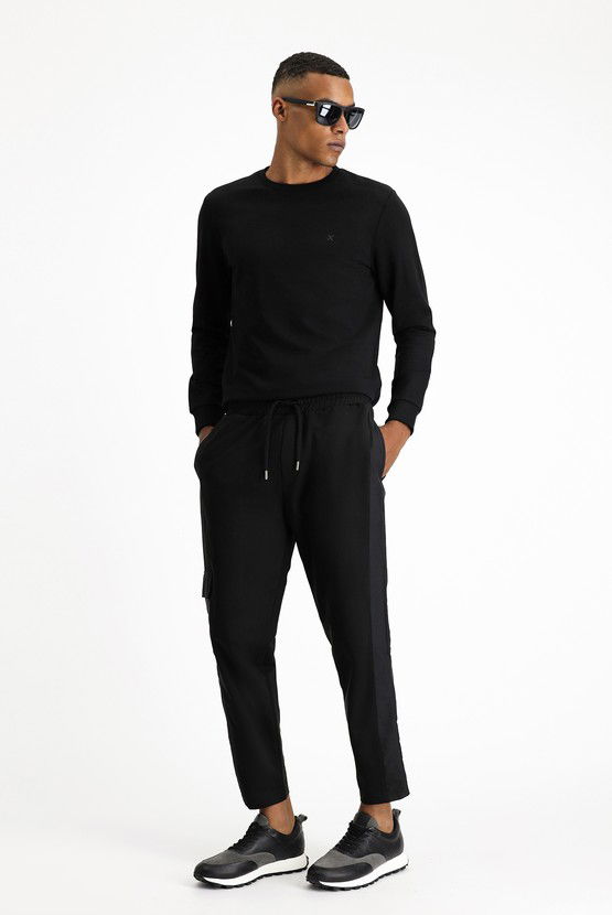 Erkek Giyim - Pamuklu Kargo Cepli Sweatpant / Eşofman Altı