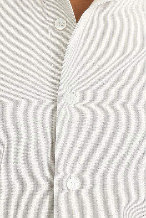 Erkek Giyim - Uzun Kol Slim Fit Dar Kesim Klasik Desenli Pamuklu Kolay Ütülenebilir Gömlek