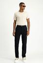  ORTA LACİVERT  Regular Fit Likralı Kanvas / Chino Pantolon
