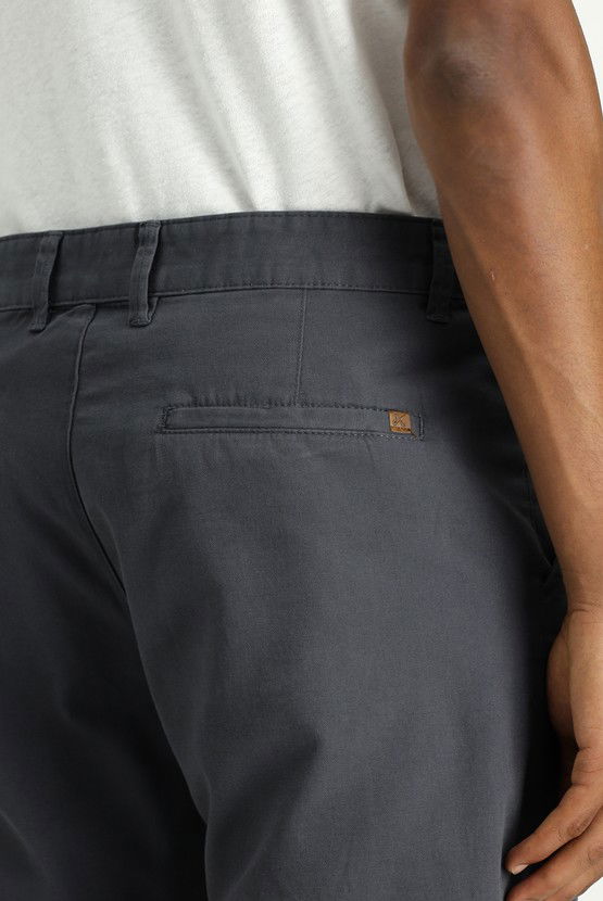 Erkek Giyim - Regular Fit Likralı Kanvas / Chino Pantolon