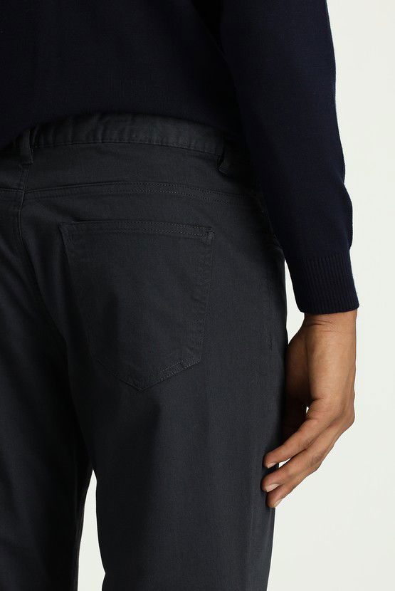 Erkek Giyim - Slim Fit Dar Kesim Likralı Kanvas / Chino Pantolon