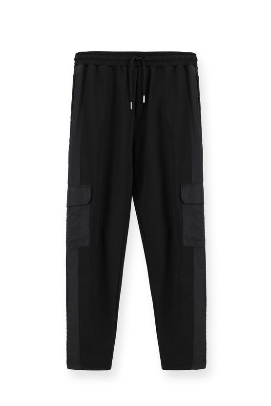 Erkek Giyim - Pamuklu Kargo Cepli Sweatpant / Eşofman Altı