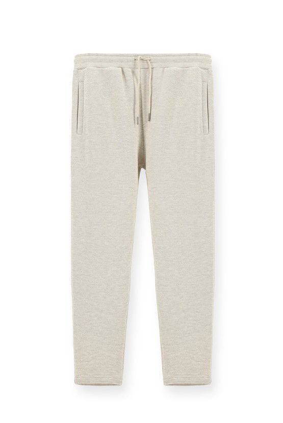 Erkek Giyim - Desenli Pamuklu Sweatpant / Eşofman Altı