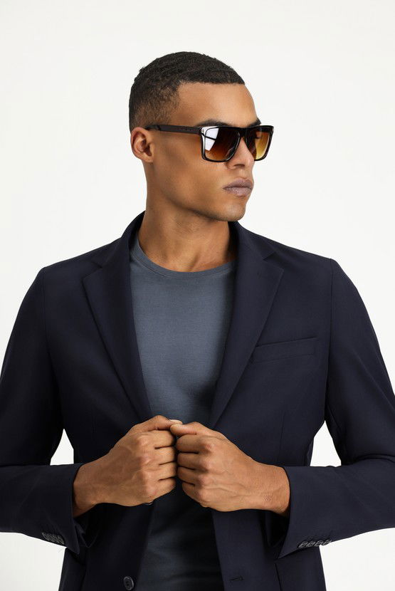 Erkek Giyim - Techno-Line Super Slim Fit Ekstra Dar Kesim Klasik Takım Elbise