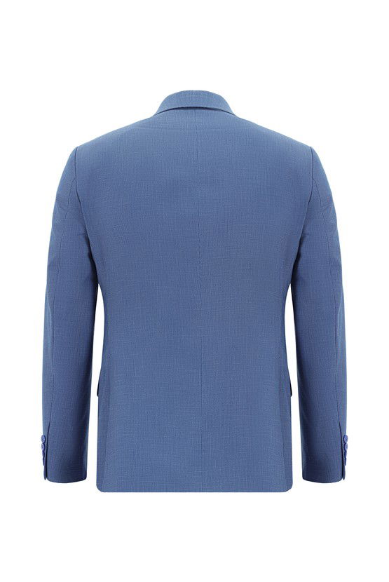 Erkek Giyim - Super Slim Fit Ekstra Dar Kesim Klasik Desenli Takım Elbise