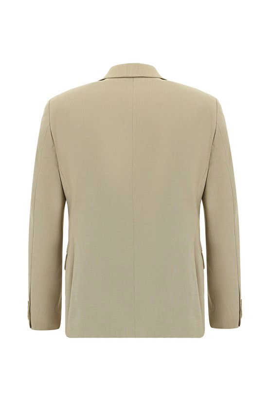 Erkek Giyim - Super Slim Fit Ekstra Dar Kesim Klasik Desenli Takım Elbise