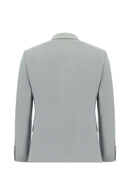 Erkek Giyim - Super Slim Fit Ekstra Dar Kesim Klasik Desenli Takım Elbise