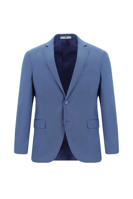 Erkek Giyim - Super Slim Fit Ekstra Dar Kesim Klasik Desenli Takım Elbise
