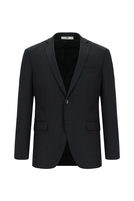 Erkek Giyim - Super Slim Fit Ekstra Dar Kesim Klasik Desenli Takım Elbise