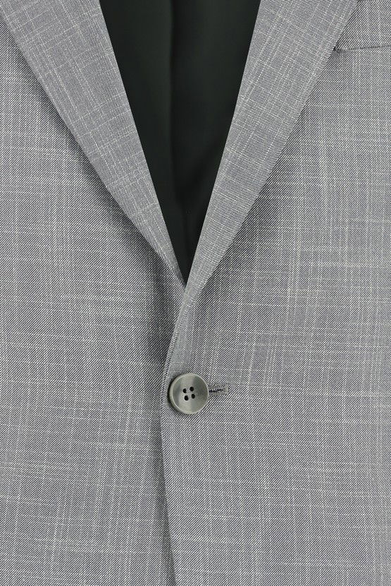Erkek Giyim - Slim Fit Dar Kesim Klasik Desenli Takım Elbise