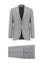  ORTA GRİ  Slim Fit Dar Kesim Klasik Desenli Takım Elbise