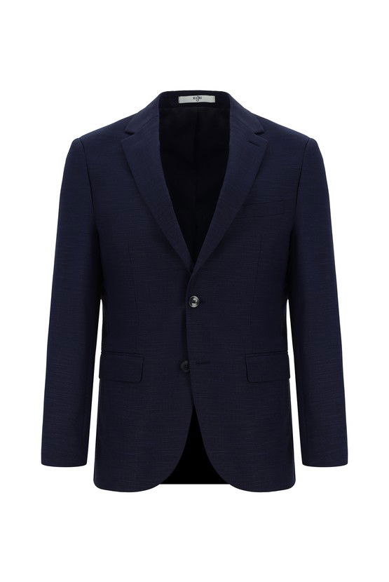 Erkek Giyim - Slim Fit Dar Kesim Klasik Desenli Takım Elbise