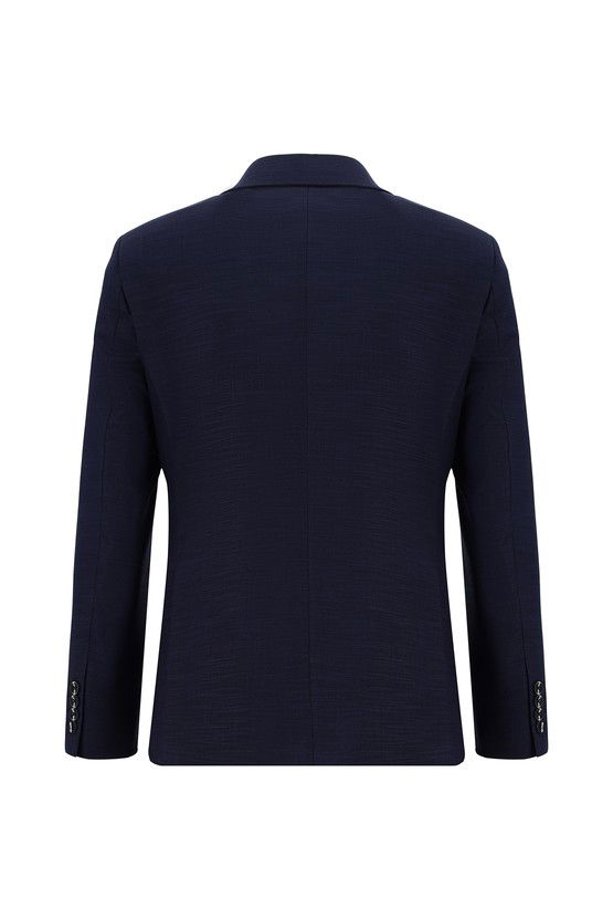 Erkek Giyim - Slim Fit Dar Kesim Klasik Desenli Takım Elbise