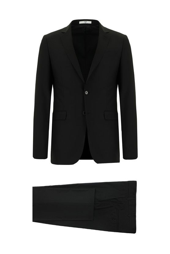 Erkek Giyim - Slim Fit Dar Kesim Klasik Takım Elbise