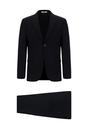  SİYAH LACİVERT  Slim Fit Dar Kesim Klasik Takım Elbise