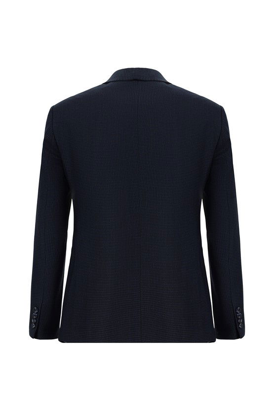 Erkek Giyim - Super Slim Fit Ekstra Dar Kesim Klasik Desenli Takım Elbise