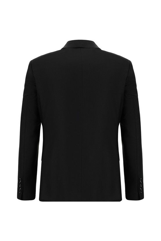 Erkek Giyim - Slim Fit Dar Kesim Klasik Desenli Takım Elbise