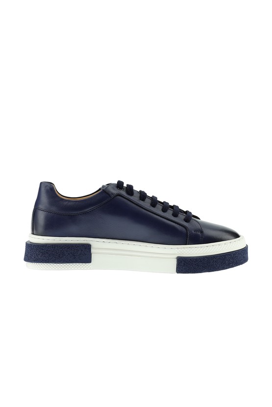 Erkek Giyim - Sneaker Deri Ayakkabı