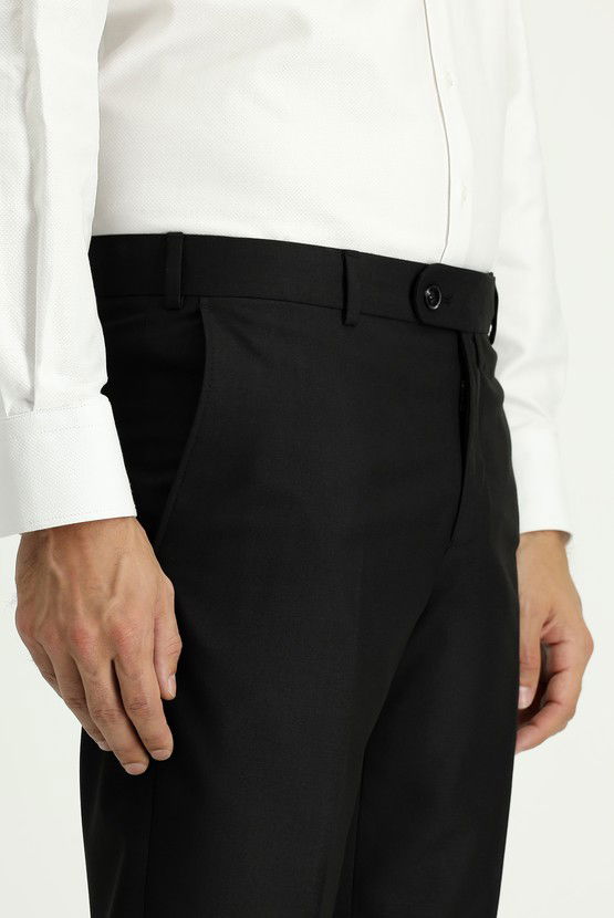 Erkek Giyim - Slim Fit Dar Kesim Klasik Kumaş Pantolon