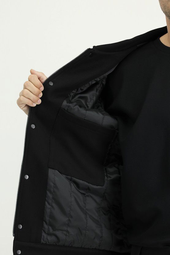 Erkek Giyim - Kapitone Bomber Ceket Mont