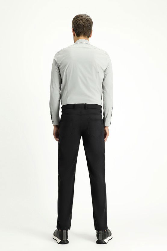 Erkek Giyim - Techno-Line Slim Fit Dar Kesim Likralı Klasik Kumaş Pantolon