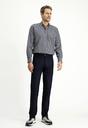  KOYU LACİVERT  Regular Fit Likralı Kanvas / Chino Pantolon