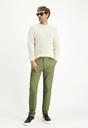  YAG YESILI-OLIVE  Regular Fit Likralı Kanvas / Chino Pantolon