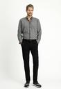  SİYAH  Slim Fit Dar Kesim Likralı Kanvas / Chino Pantolon