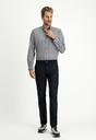  KOYU LACİVERT  Slim Fit Dar Kesim Likralı Kanvas / Chino Pantolon