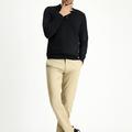  ORTA BEJ  Slim Fit Dar Kesim Likralı Kanvas / Chino Pantolon