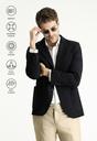  SİYAH  Techno-Line Slim Fit Dar Kesim Likralı Ceket