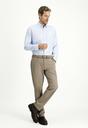  KOYU VİZON  Regular Fit Likralı Kanvas / Chino Pantolon